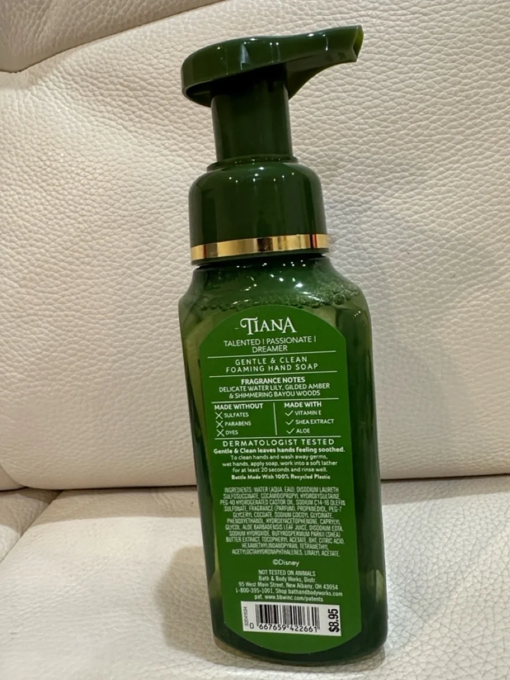 Bath & Body Works Disney Princess Tiana Foaming Hand Soap Bundle of 2